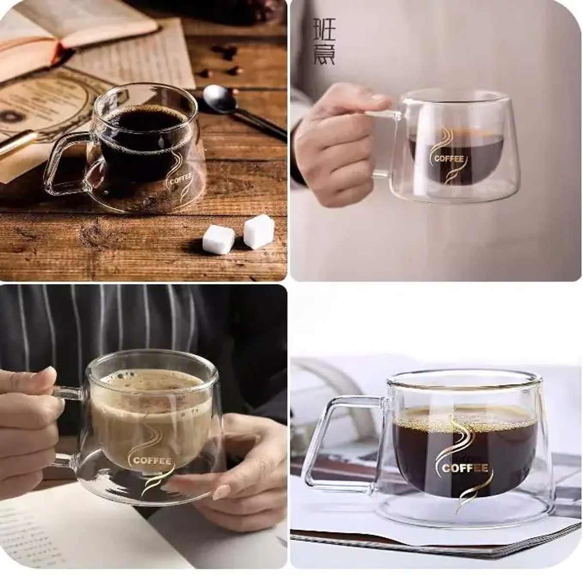 150 ml Double wall Coffee mug