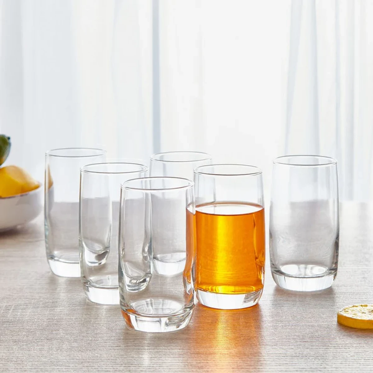 6 pcs water glass transparent 290ml gp2