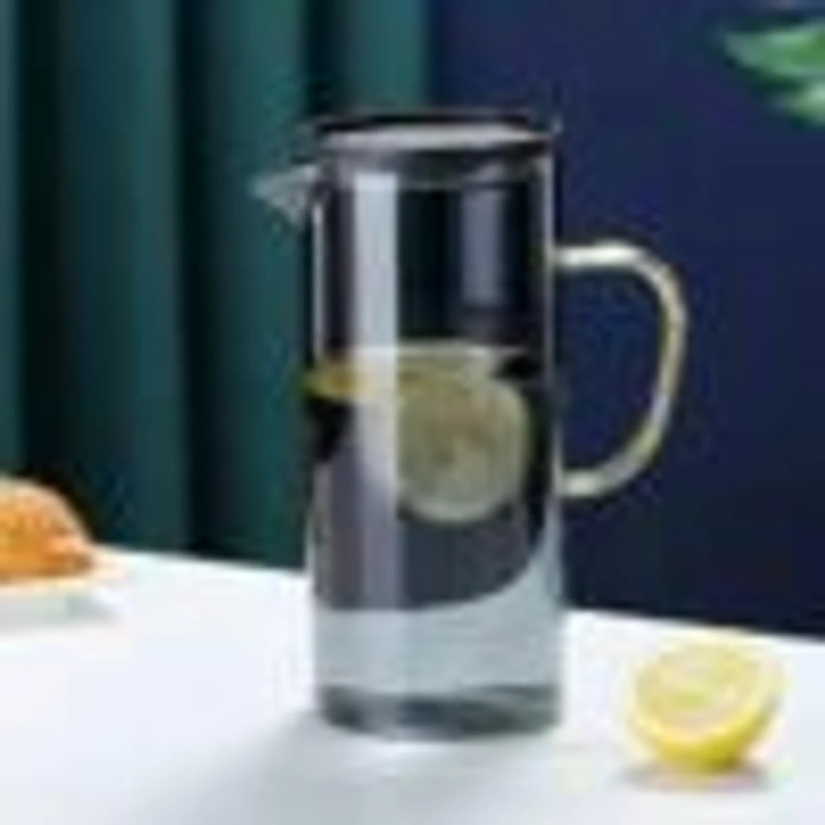 7pcs set 1500 ml Creative Thickened Glass Cold Kettle Household Juice Kettle with Cover Filter Nordic Style High Borosilicate Teapot Cup Set Gift - Image 3