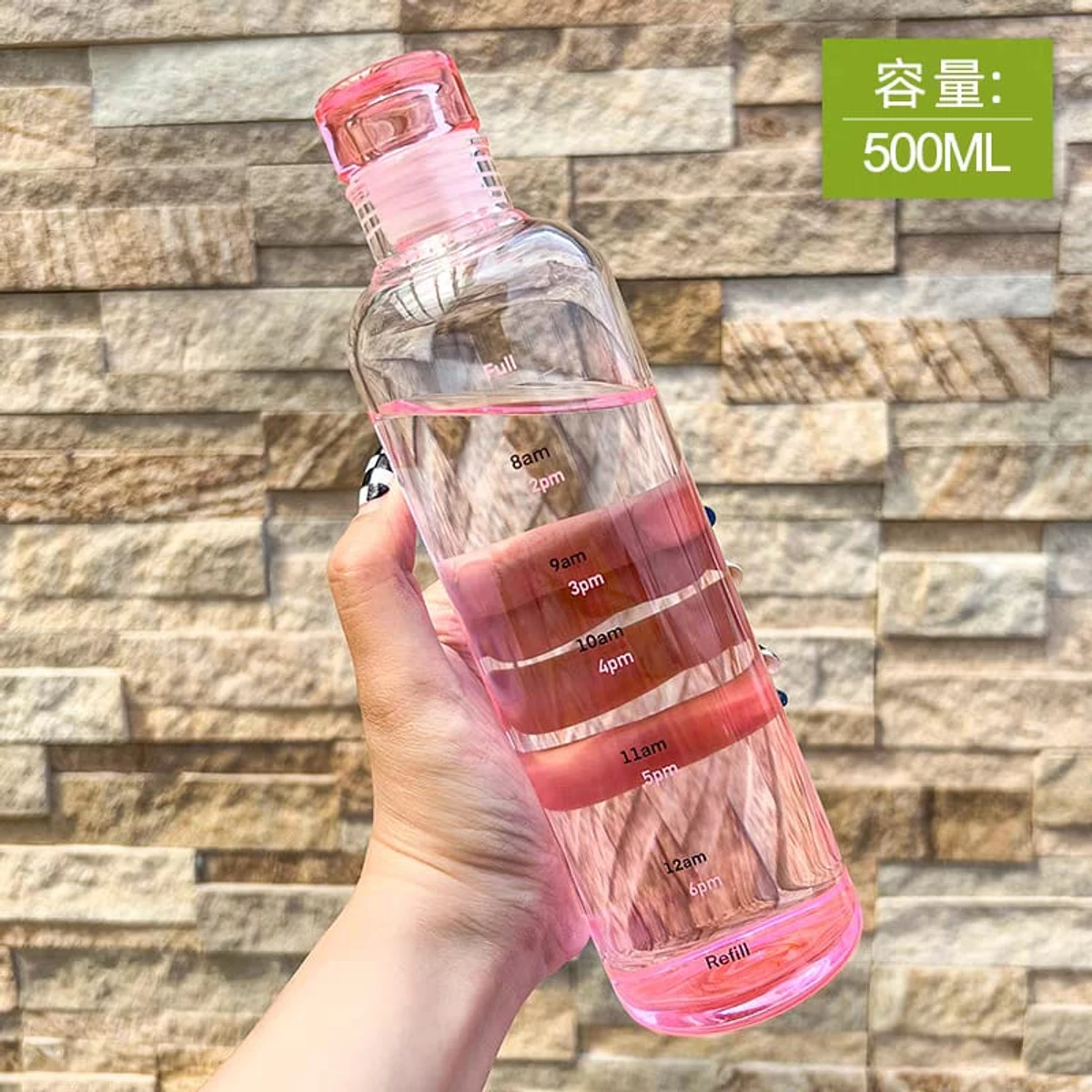 500 ML Sports Water Bottle Pink shed