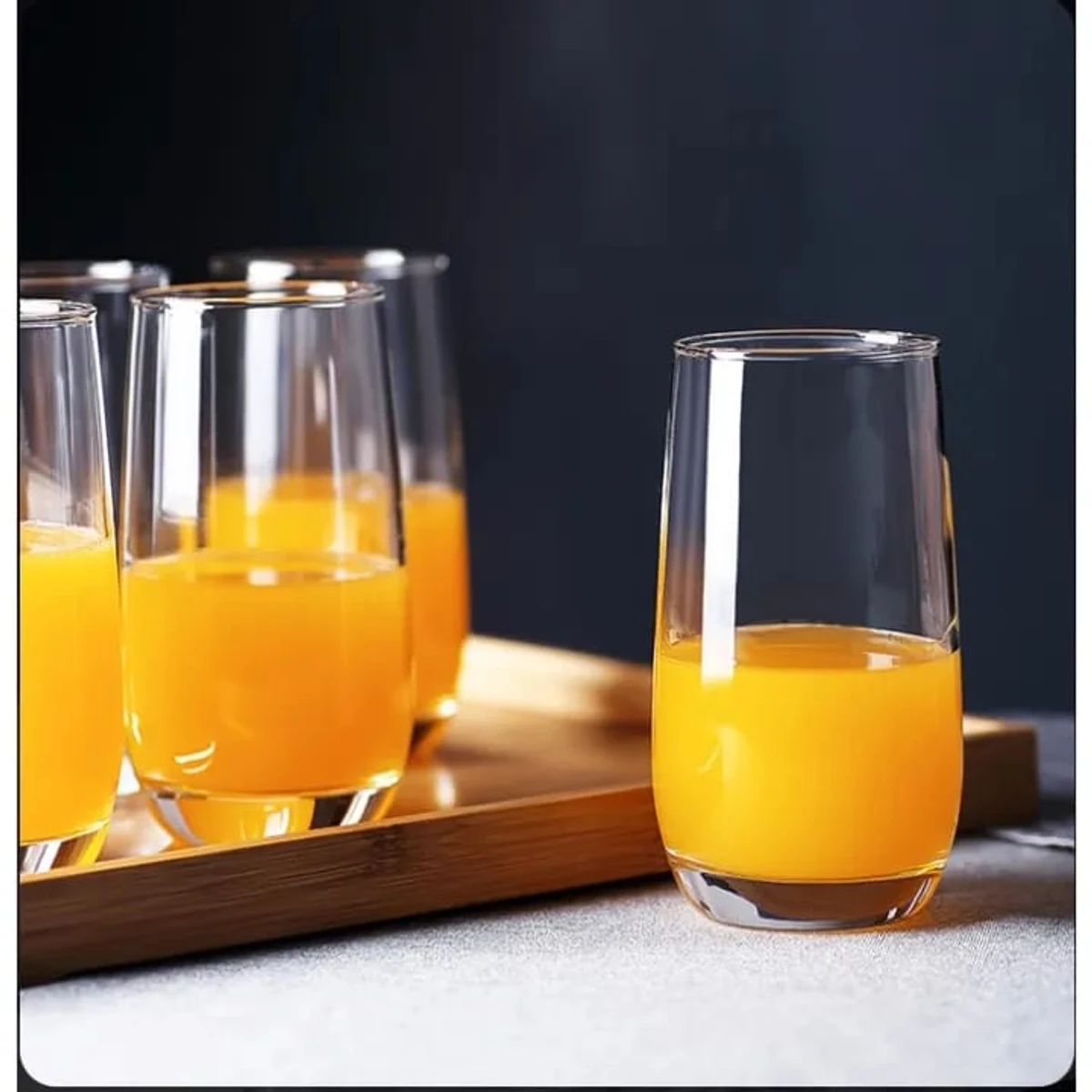 6 pcs Water Glass transparent 380 ml gp1 - Image 4