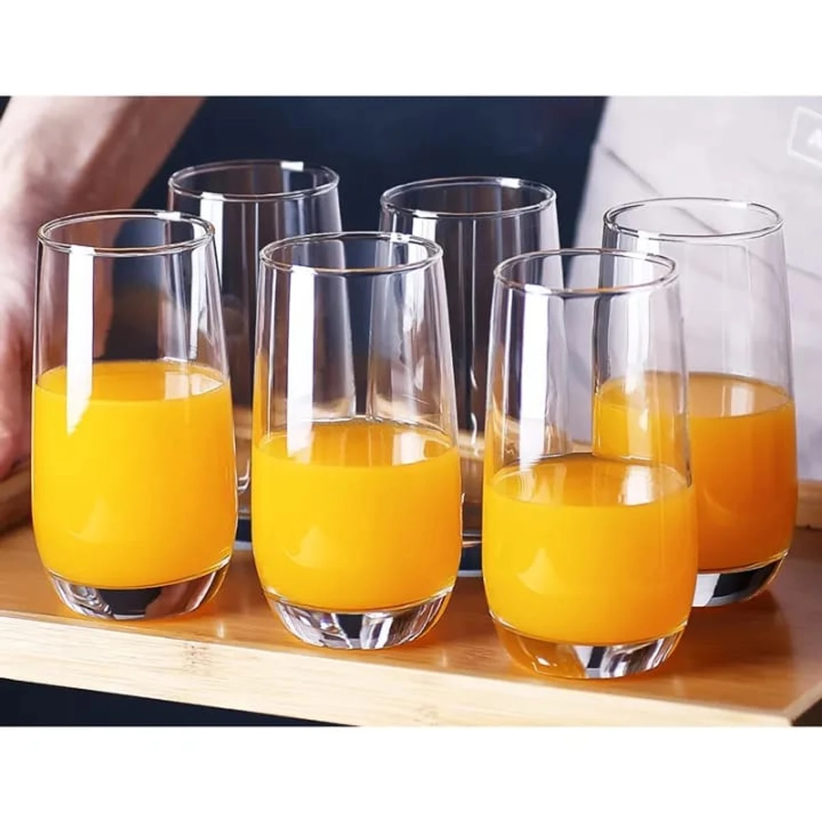 6 pcs Water Glass transparent 380 ml gp1