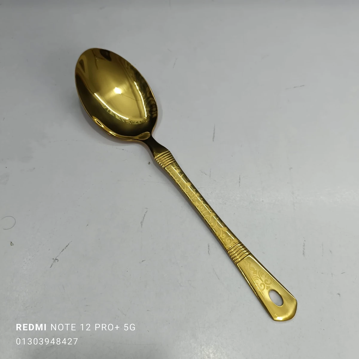 7 pcs Golden print Spoon set T7 - Image 7