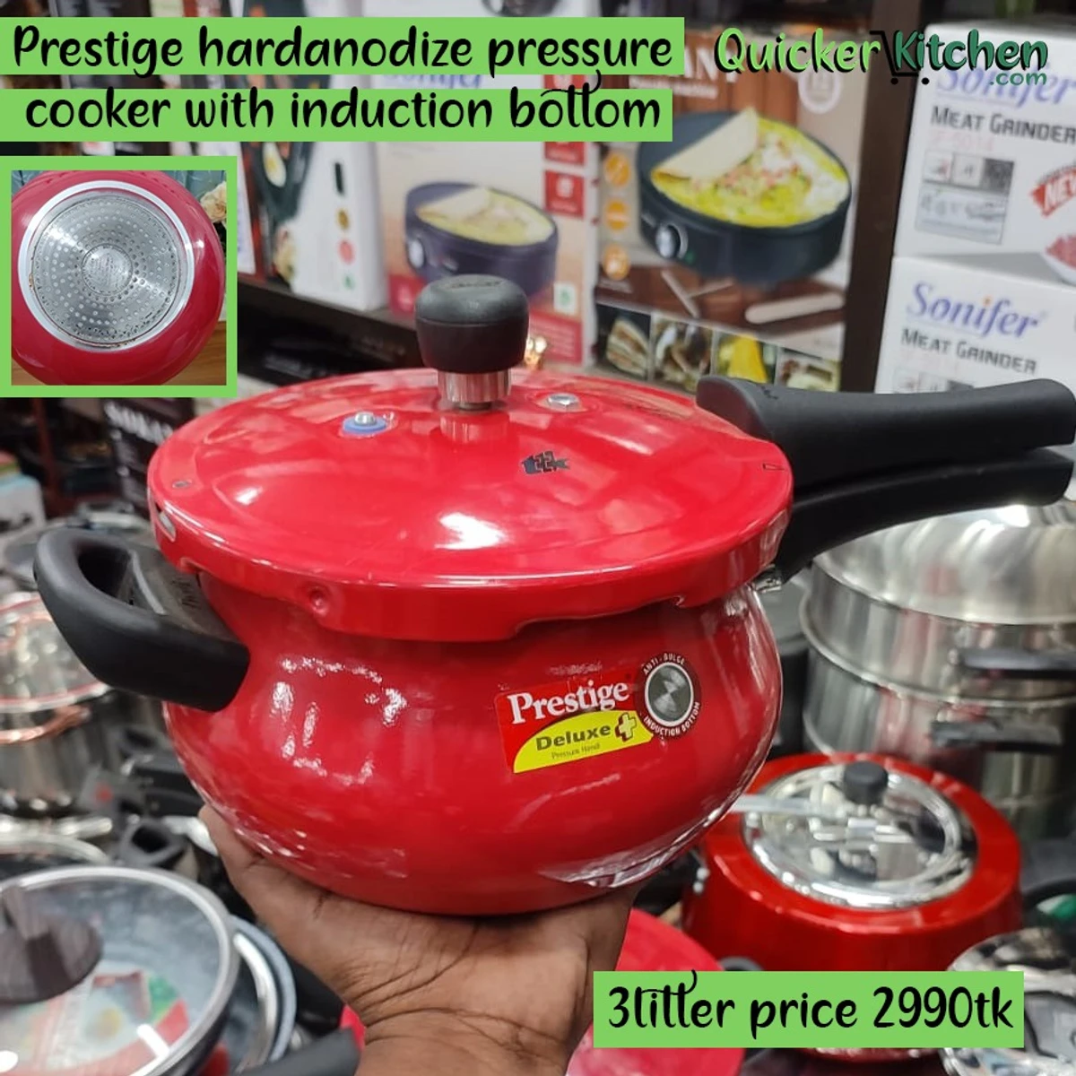 3 litter Prestige Deluxe Plus Pressure Cooker