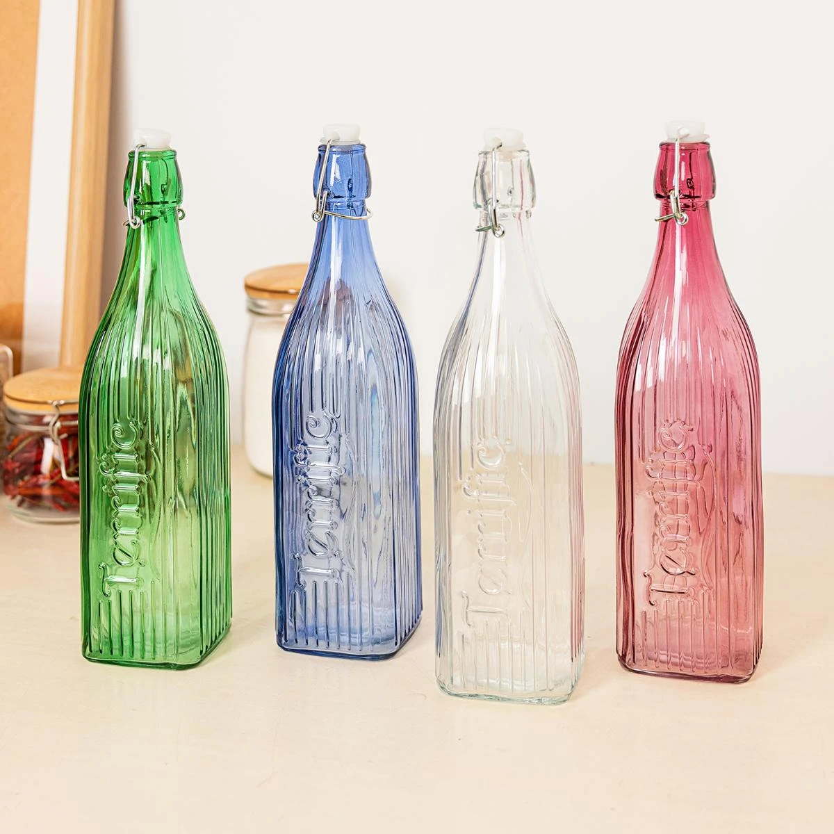 Colorist Glass Storing Bottle 1000 Ml P1