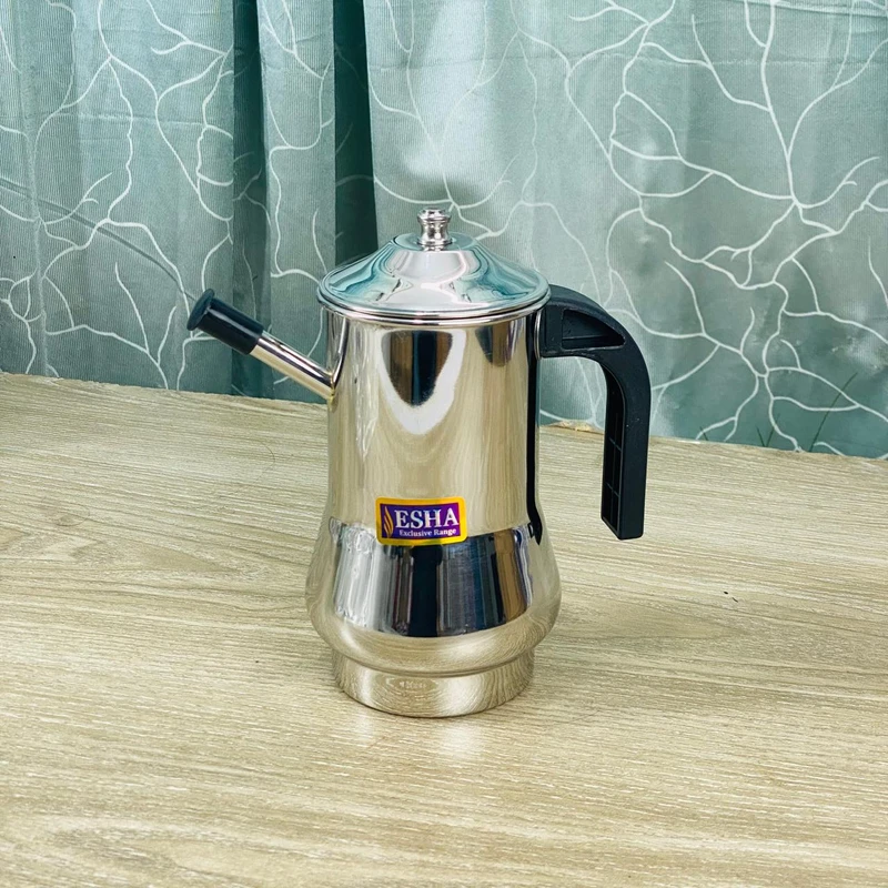 Stainless Steel Oil dispenser with lid Olive Oil Dispenser Stainless Steel Oil Pot - Image 7